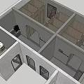 Hotel Restrooms Entrance Design With Ladies And Gents Signs And Accessible Facility