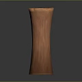 Wooden Stone Tall Decorative Vase With Natural Wood Grain Texture Design