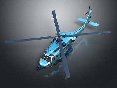 Modern Helicopter Gunship Helicopter Aircraft Gunship Combat Helicopter 3d model