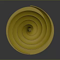 Festive clothing featuring golden spiral Christmas tree decoration elements
