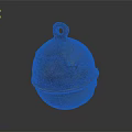 Rustic Copper Bell With Hanging Loop And Cracked Surface Design