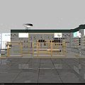 Modern Clothing Store Interior Design With Display Racks Shelves And Fashion Accessories