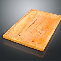 Modern Chopping Board Wooden Chopping Board Cutting Board Face Chopping Board 3d model