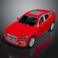 Red BMW Sedan With Modern Design Sunroof And Sleek Alloy Wheels