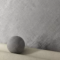 Modern Gray Textured Wall Component With Round Sphere Decorative Element