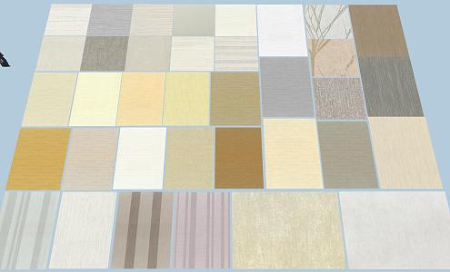 Modern Floor Tile Wallpaper Tile Combination Decoration Materials Indoor Paving Tile Floor Tile Wall Tile 3d model