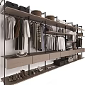 Open wardrobe 3d model
