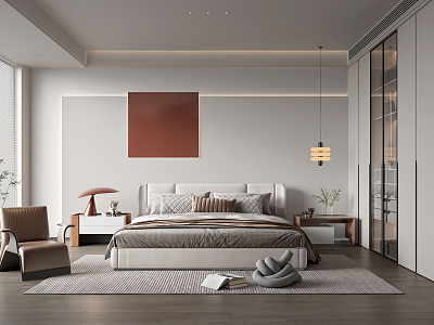 Modern Bedroom 3d model