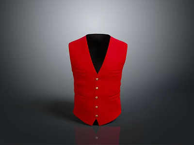 waistcoat clothing attire fashion daily clothing casual suit life casual clothes 3d model