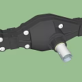 Hardware drive shaft 3d model