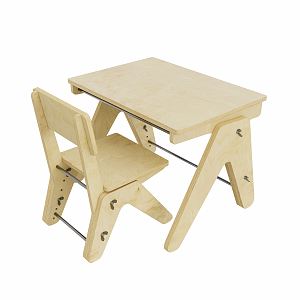 Nordic Children's Tables and Chairs 3d model