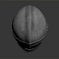 Medieval Knight Weapon Helmet With Steel Construction Cross Design And Protective Armor Gear