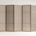New Chinese Style Screen Partition Flower Lattice 3d model