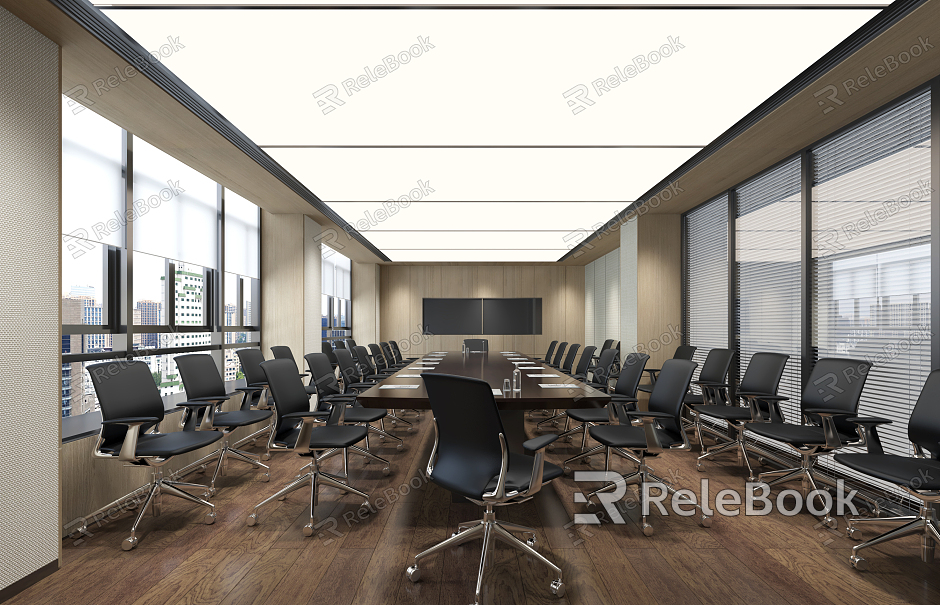 Modern Meeting Room Meeting Table and Chair model