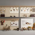 Other Traditional Crafts Display Area With Decorative Paintings Vintage Tools And Small Ornaments