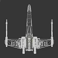 X Wing Starfighter Cosmic Aerospace Craft Design And Model Details