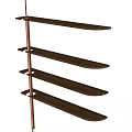 Shelf Bookshelf 3d model