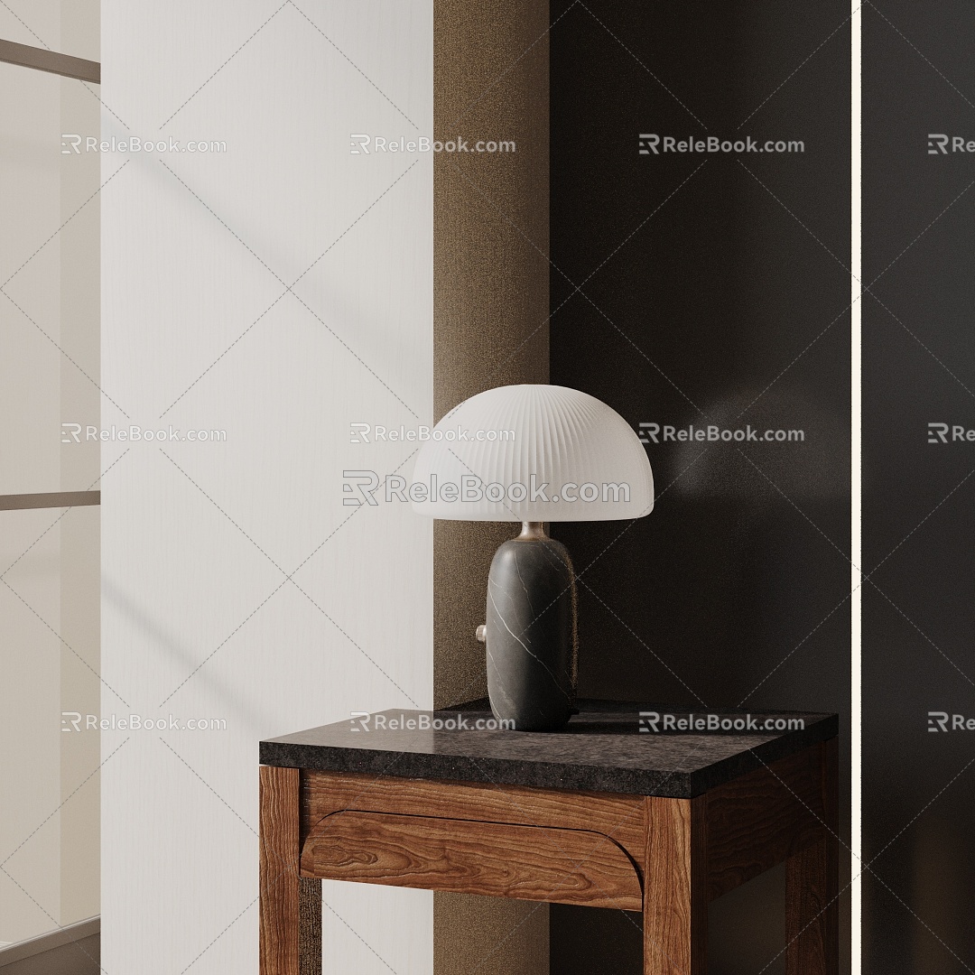 Modern table lamp 3d model