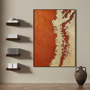 Quiet Vintage Decorative Painting 3d model