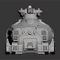Heavy Duty Armored Military Vehicle With Turret And Multi Wheel Reinforced Design