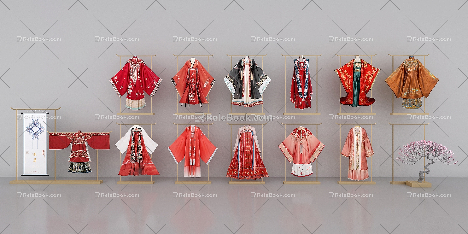 Chinese Costume 1 3d model