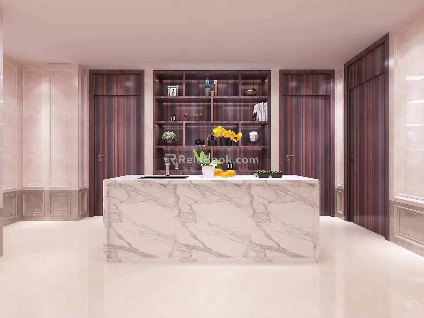 Modern Bar Counter Area Sideboard Shoe Cabinet Water Bar Counter 3d model