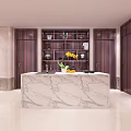 Modern Bar Counter Area Sideboard Shoe Cabinet Water Bar Counter 3d model