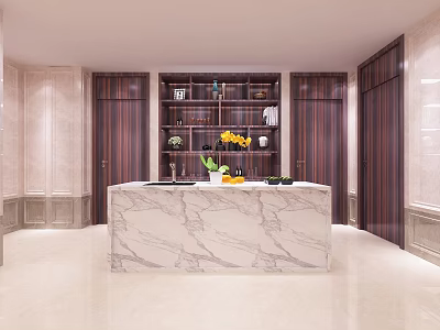 Modern Bar Counter Area Sideboard Shoe Cabinet Water Bar Counter 3d model