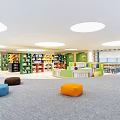 Modern Library Children's Library 3d model