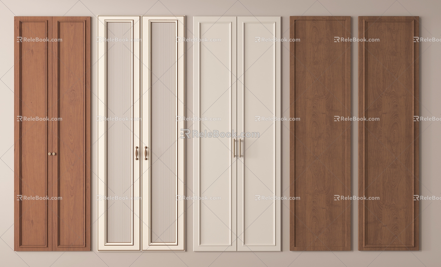 Modern Door Panel Wall Panel Cabinet Door 3d model