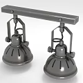 Industrial Style Furniture Pendant Lights With Metal Bell Shades And Dual Fixture Design