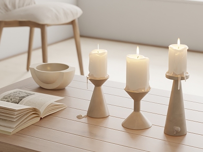 Modern Candlestick Candle Ornaments model