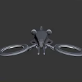 Advanced Metallic Mechanical Device With Circular Rings And Spherical Components