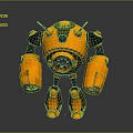 Modern Robot Mech Warrior Mech Soldier Machine Battlearm Mechanical Battlearm 3d model