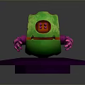 Robot Assistant Small Robot Butler Robot Butler Figure Game Figure 3d model