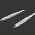Two White Long Strip Household Supplies For Daily Home Use