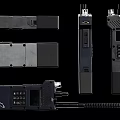 Handheld Industrial Communication Equipment With Long Antenna Keypad And Display Screen