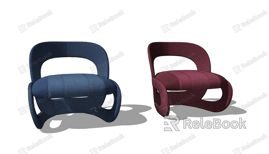 Modern single chair seat chair model