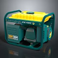 ACME POWER Green And Yellow Portable Generator With 900 1200 Watt Capacity Design