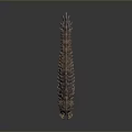 Fierce Fantasy Creature Character With Multi Legs Large Mandibles and Red Textured Skin