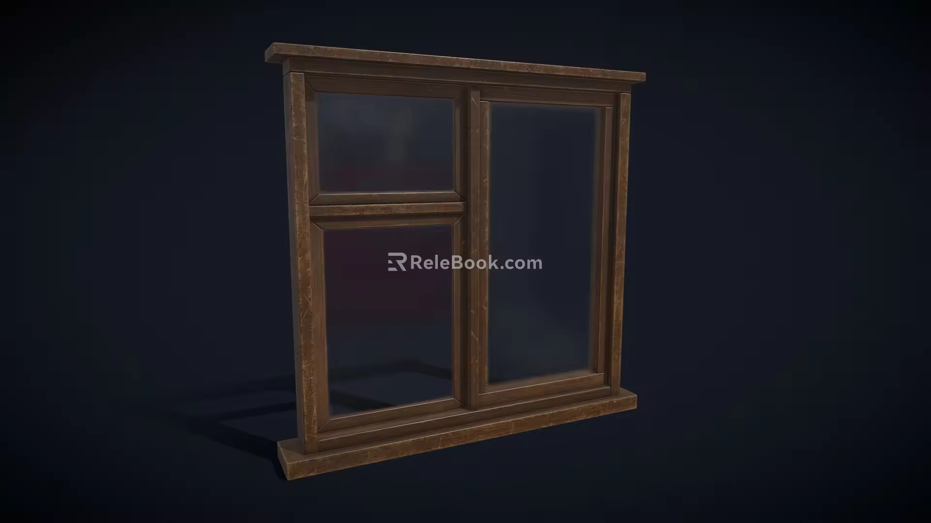 Windows Old-fashioned Windows Old Windows 80's Windows Wooden Windows Wooden Windows Low Face Number Low Model Simple Model Game Sub-era Film and Television Level Super Realism 3d model