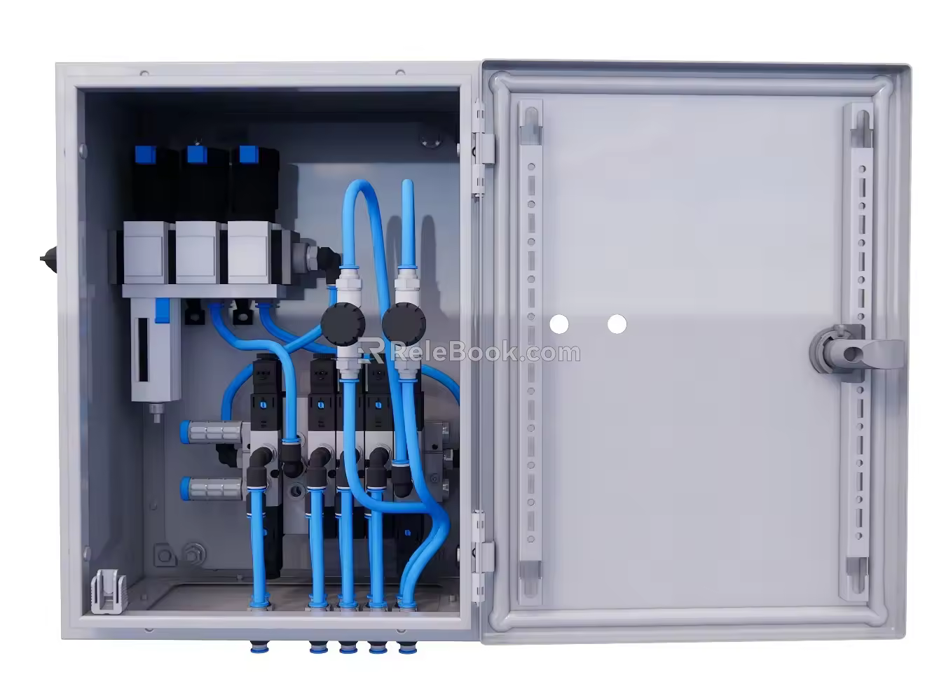 Pneumatic control box 3d model