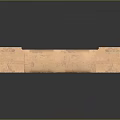 Stone Architectural Decorative Components With Brown Layered Carved Textures