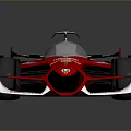 Striking Red Ferrari Racing Car With Sleek Design And Aerodynamic Details