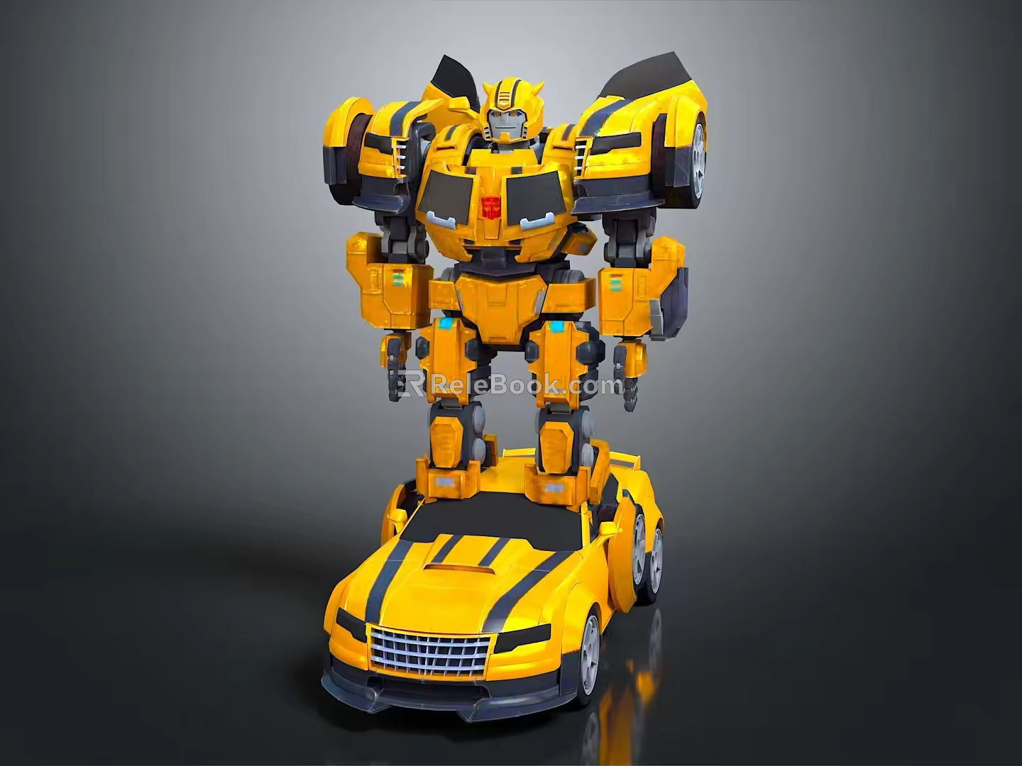Modern Robot Bumblebee Transformers Mecha Warrior Machine Armor 3d model