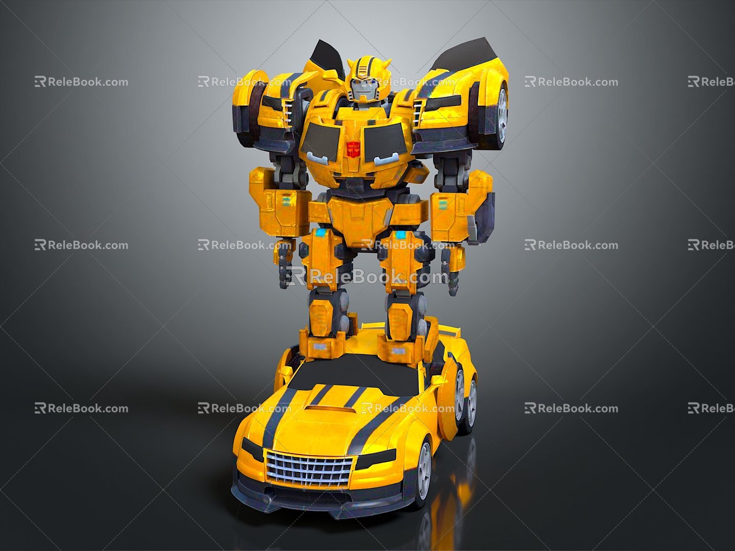 Modern Robot Bumblebee Transformers Mecha Warrior Machine Armor 3d model