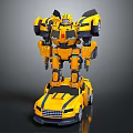 Modern Robot Bumblebee Transformers Mecha Warrior Machine Armor 3d model