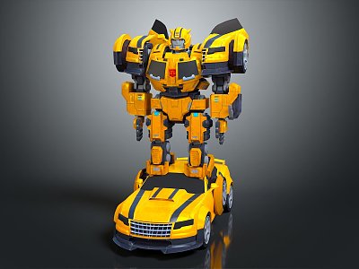 Modern Robot Bumblebee Transformers Mecha Warrior Machine Armor 3d model