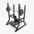 Professional Weight Bench Press Equipment With Barbell Weight Plates And Adjustable Seat
