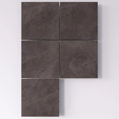 Gray Textured Tile Wall Design With Square Layout And Natural Stone Texture Look 3d model Gray Textured Tile Wall Design With Square Layout And Natural Stone Texture Look 3d model